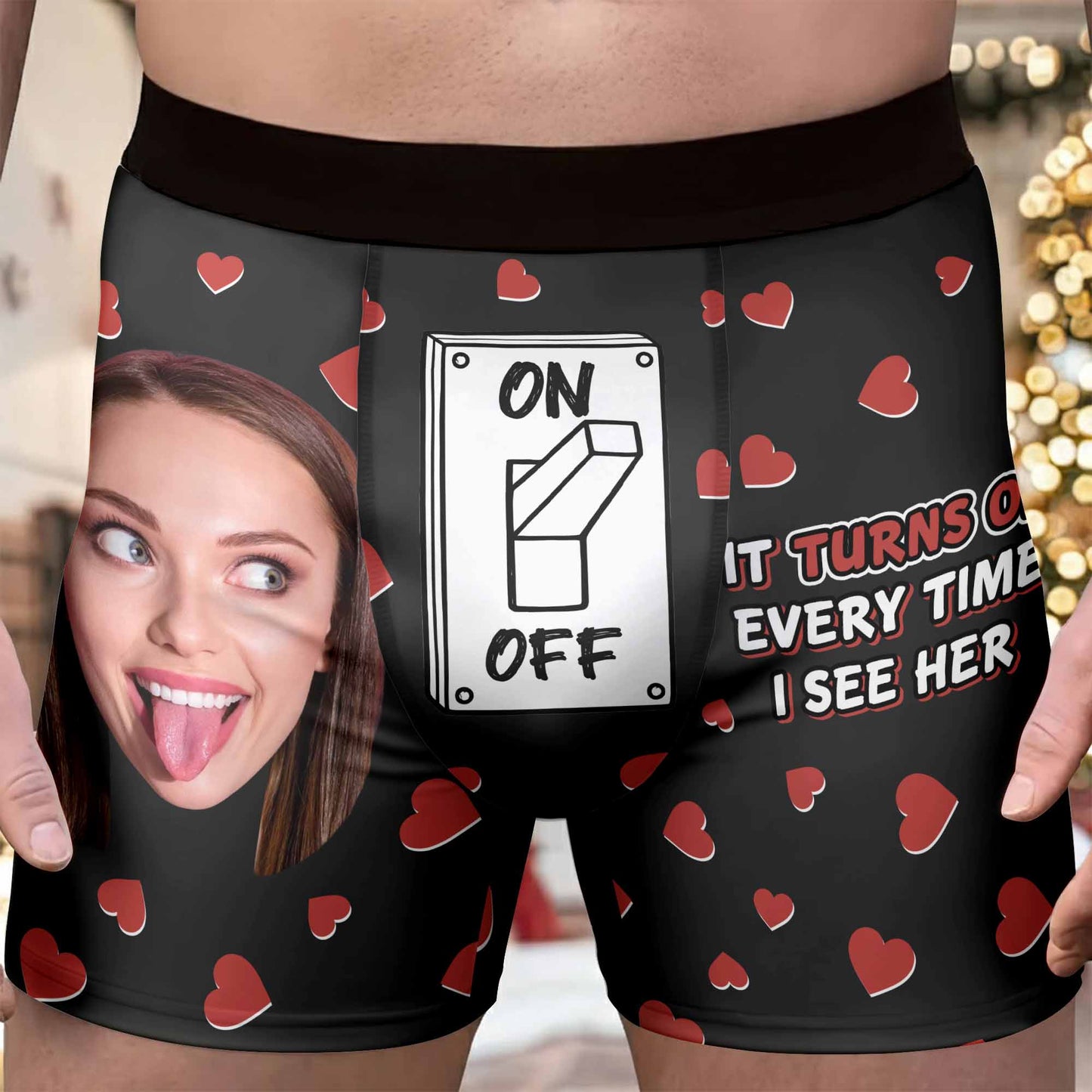 Customize With Your Personal Message, Hearts Design