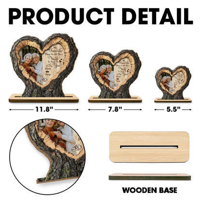 My Favorite Place Is Next To You Heart Tree Photo Frame