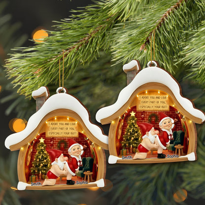 I Adore You And Love Every Part Of You With Christmas Theme