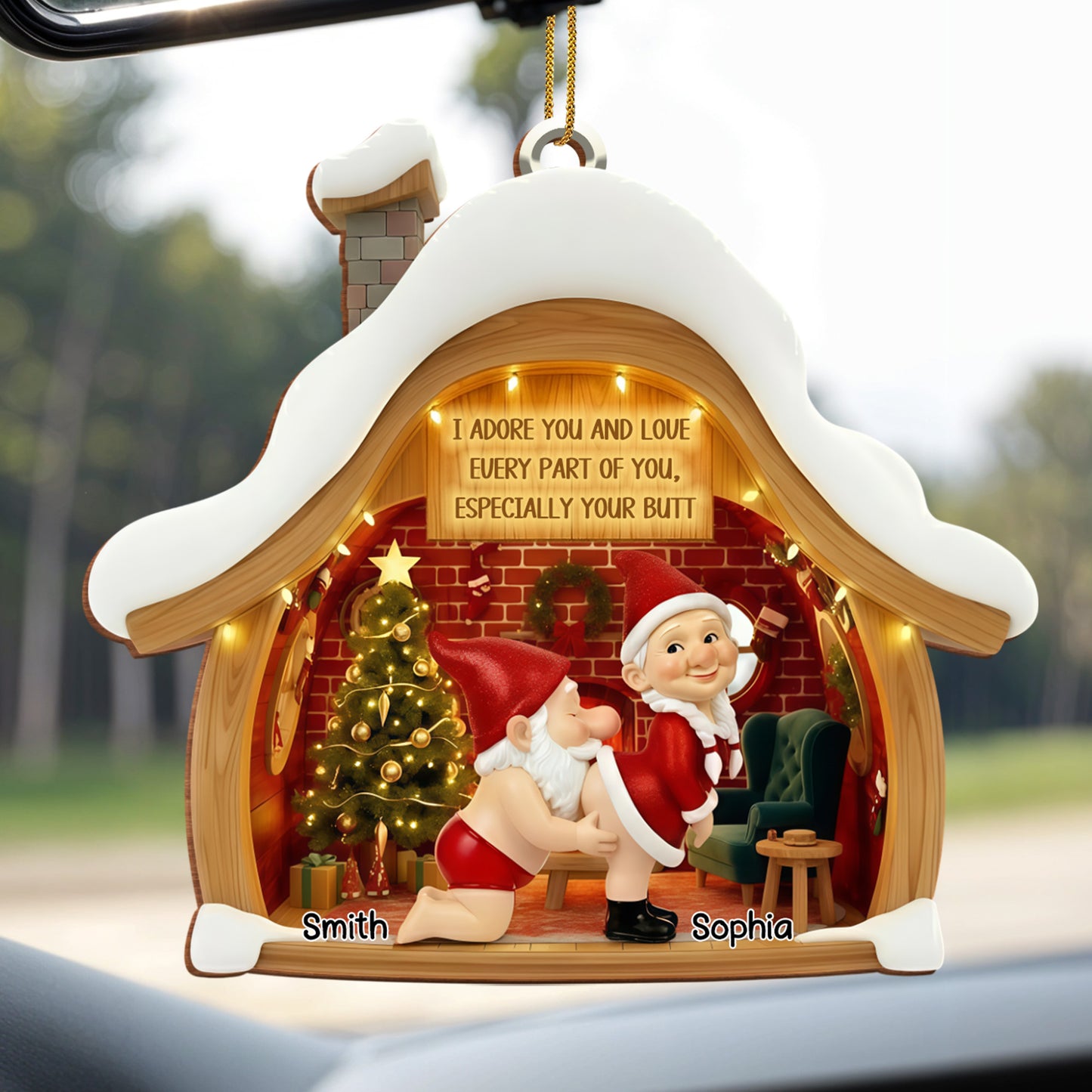 I Adore You And Love Every Part Of You With Christmas Theme