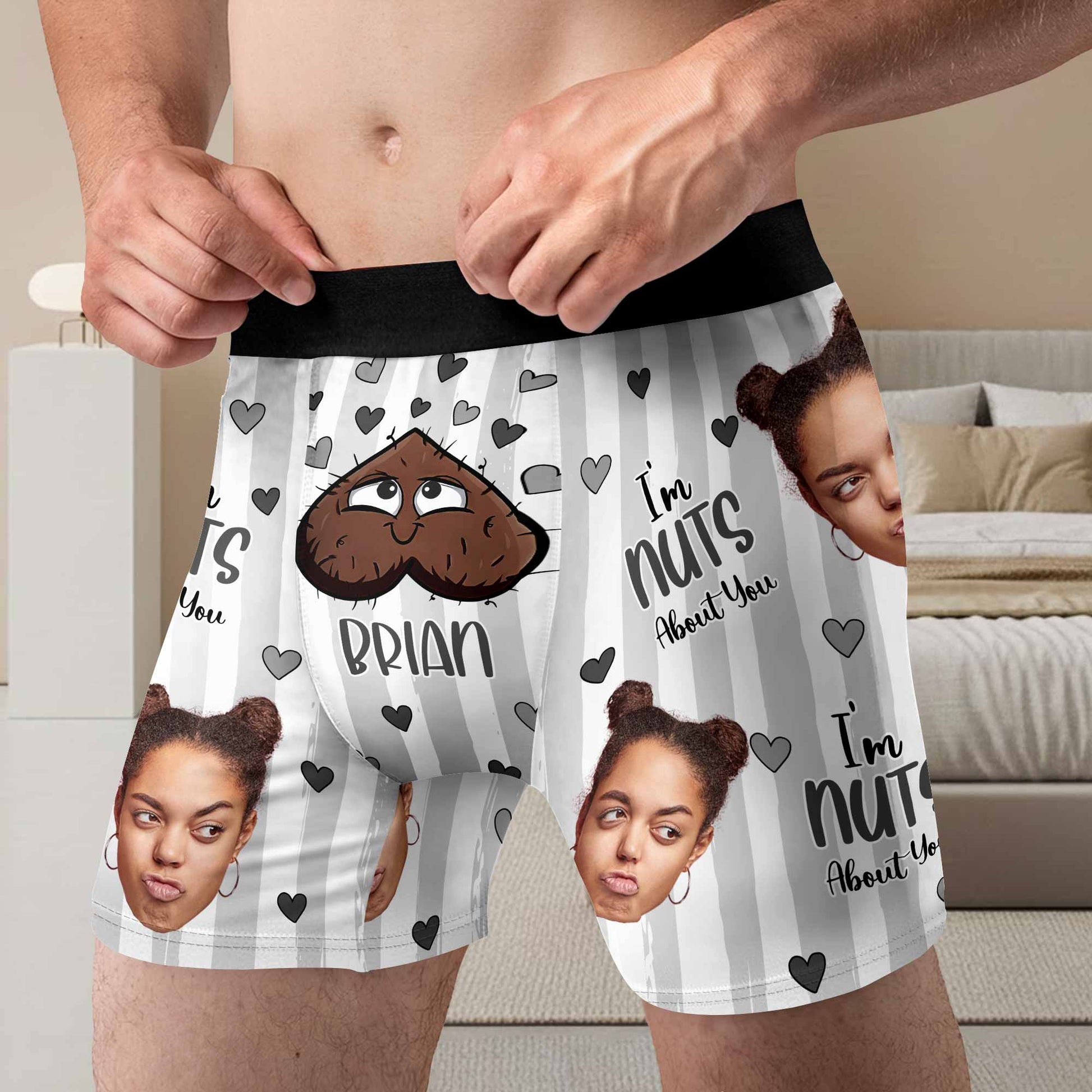 I'm Nuts About You, Hearts And Smiling Character