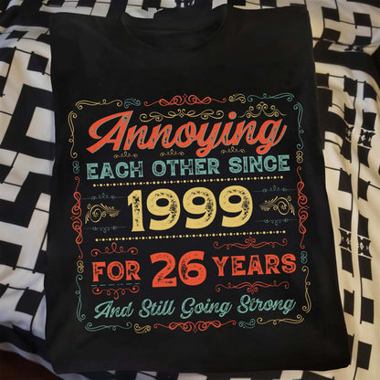 Annoying Each Other Since [year], Flourishes Design