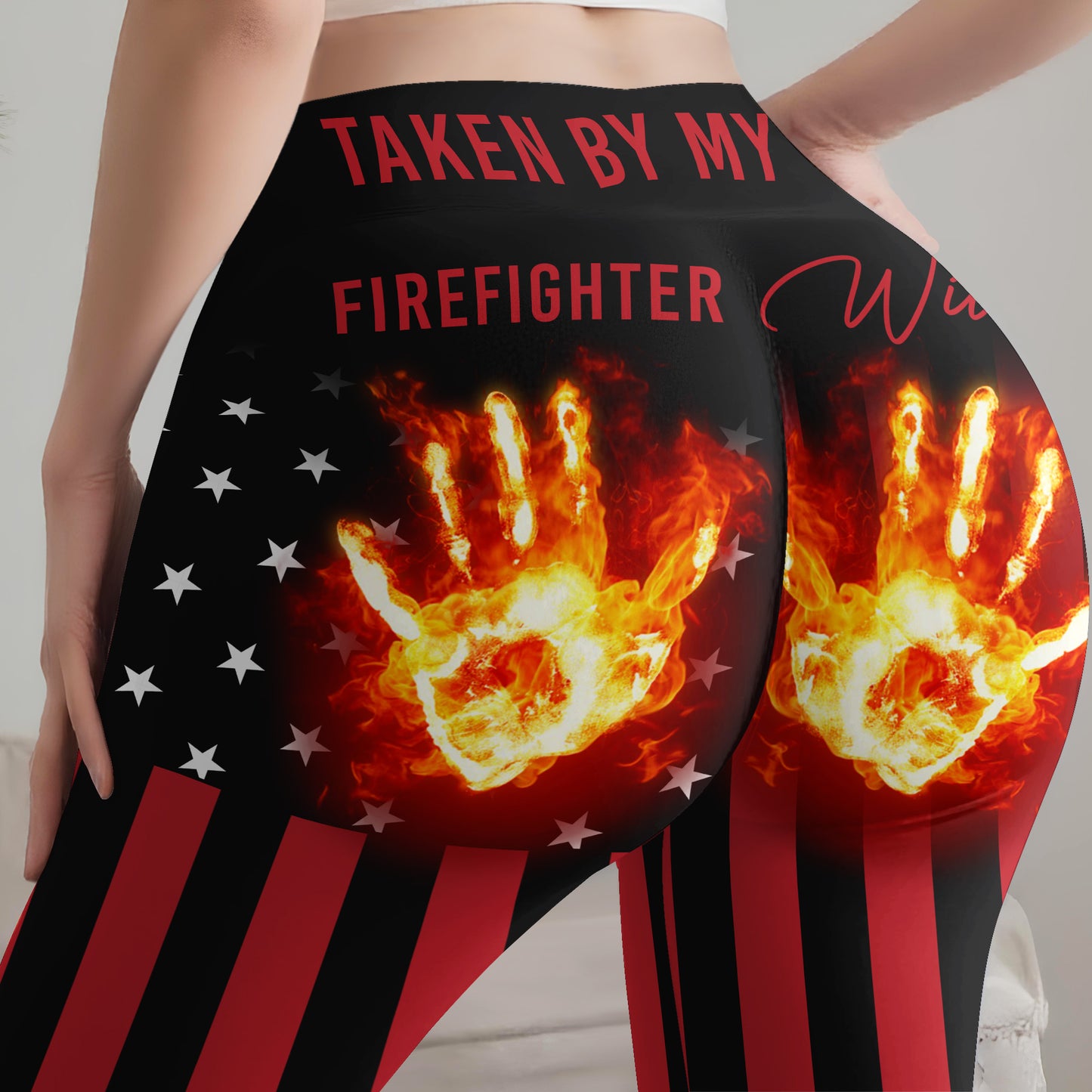 Loved By My Partner With Fire Hand Design