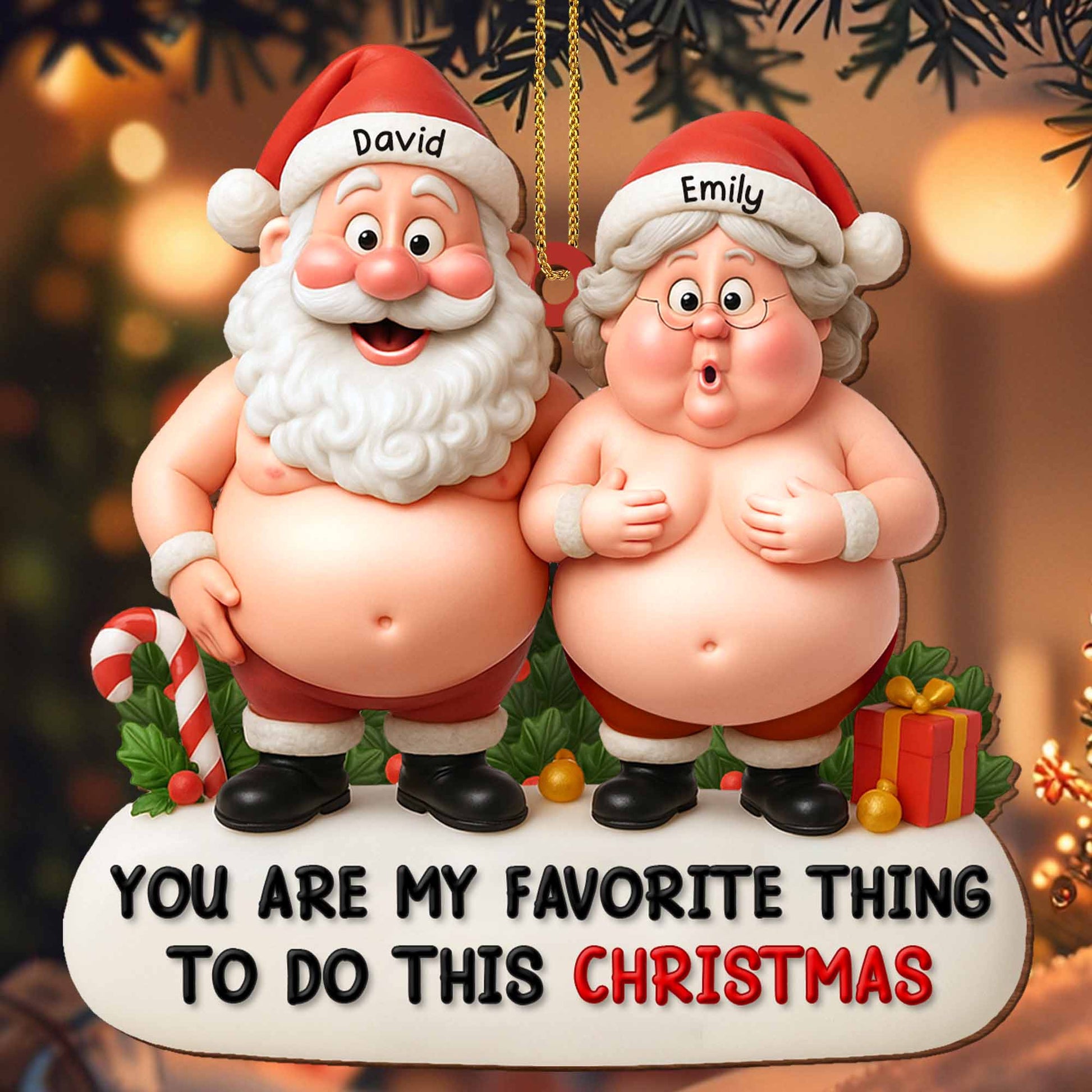 You Are My Favorite Thing To Do This Christmas, Santa Claus and Mrs. Claus