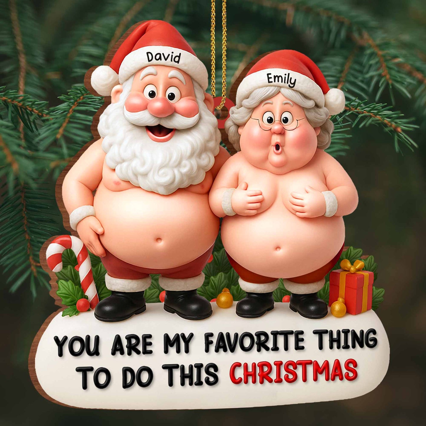 You Are My Favorite Thing To Do This Christmas, Santa Claus and Mrs. Claus