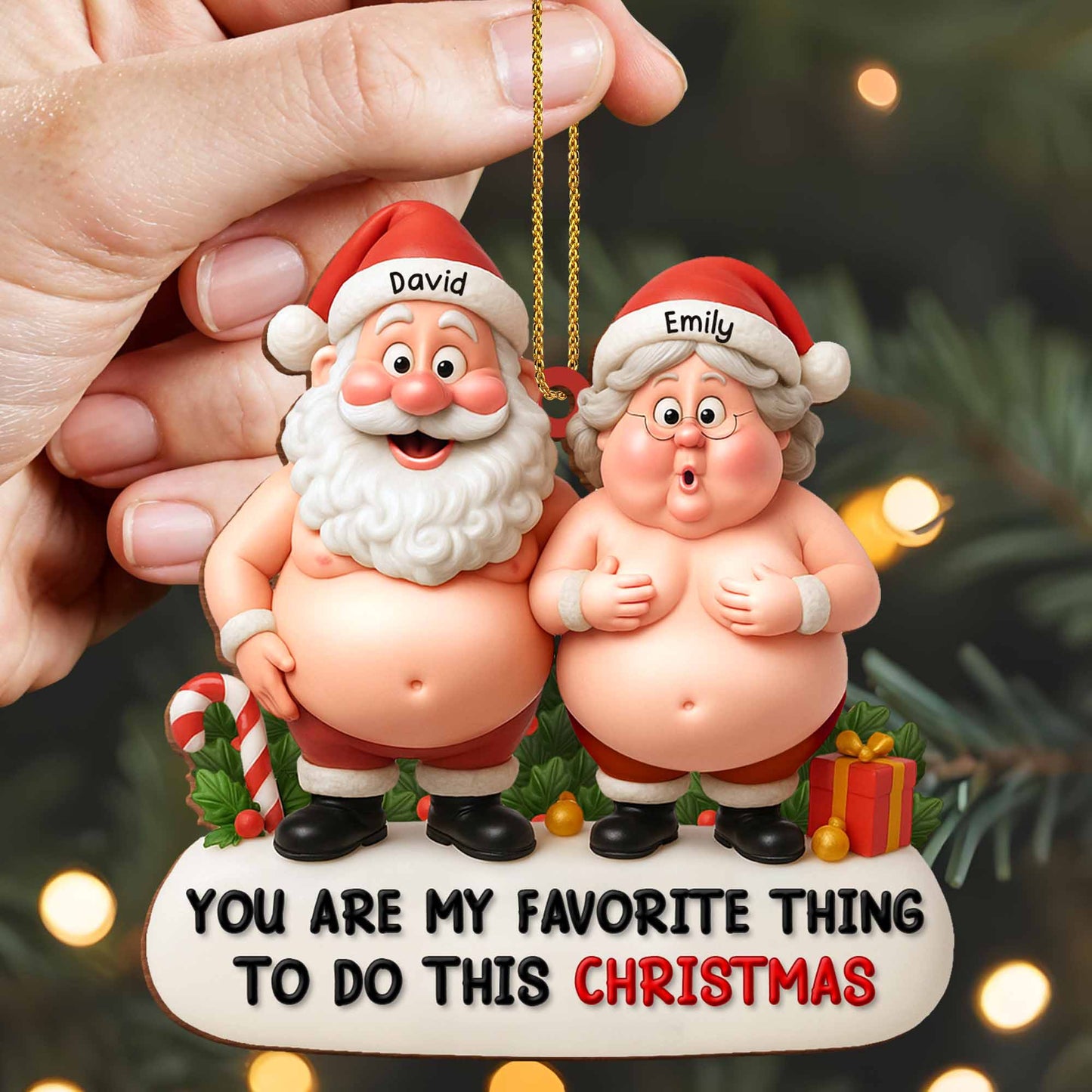 You Are My Favorite Thing To Do This Christmas, Santa Claus and Mrs. Claus