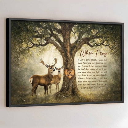 When I Say I Love You More, Love And Nature Inspired Art