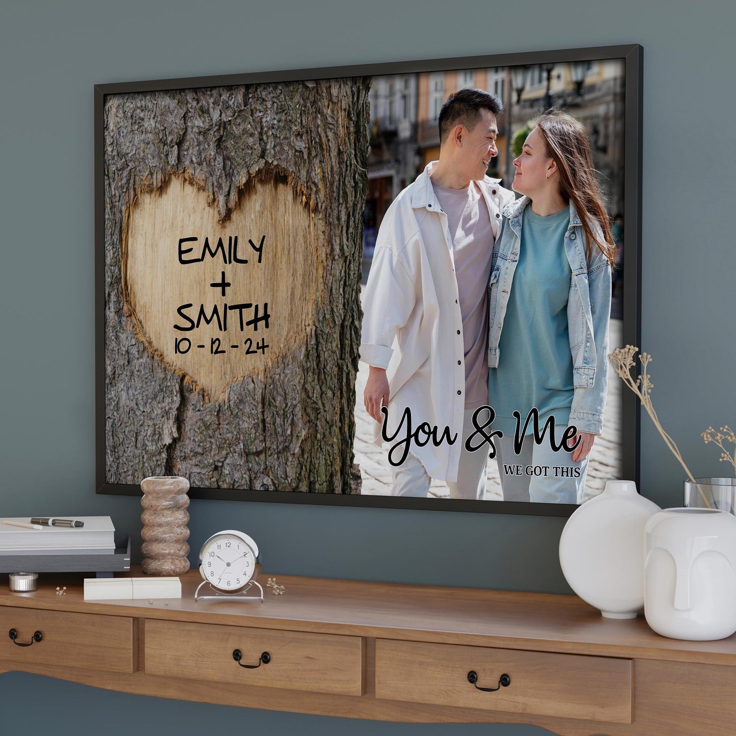 You & Me We Got This Heart Carved On Tree