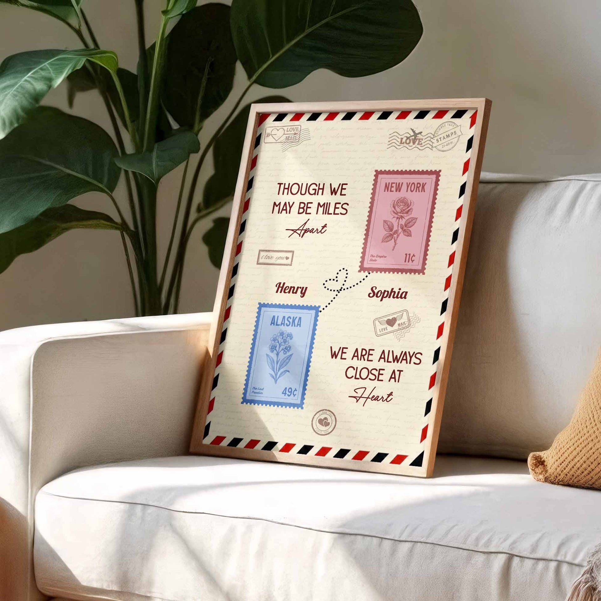 Though We May Be Miles Apart, Always Close At Heart