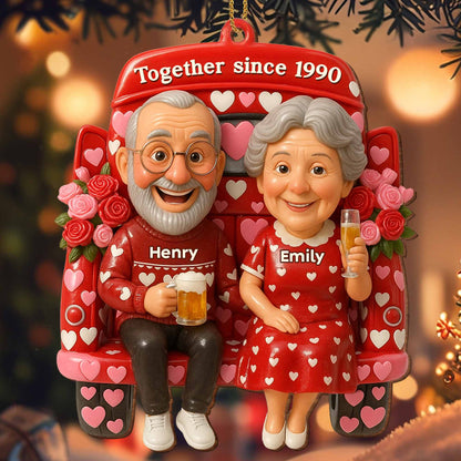 Together Since 1990, Celebrating Timeless Love With Hearts And Roses