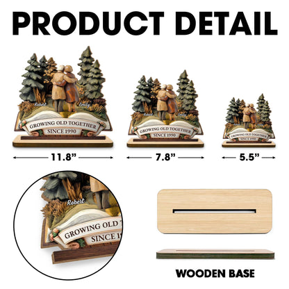 Growing Old Together With Couple And Trees