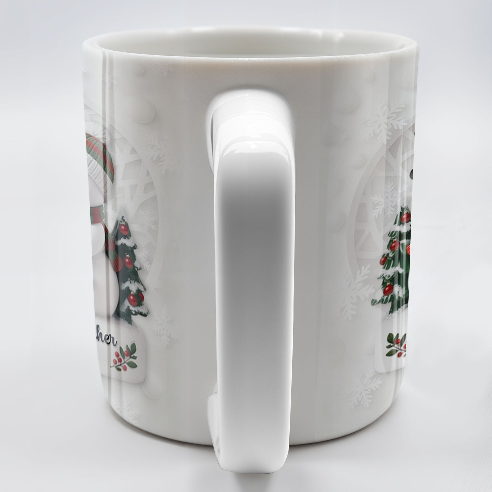 Growing Old Together Snowmen Christmas Design