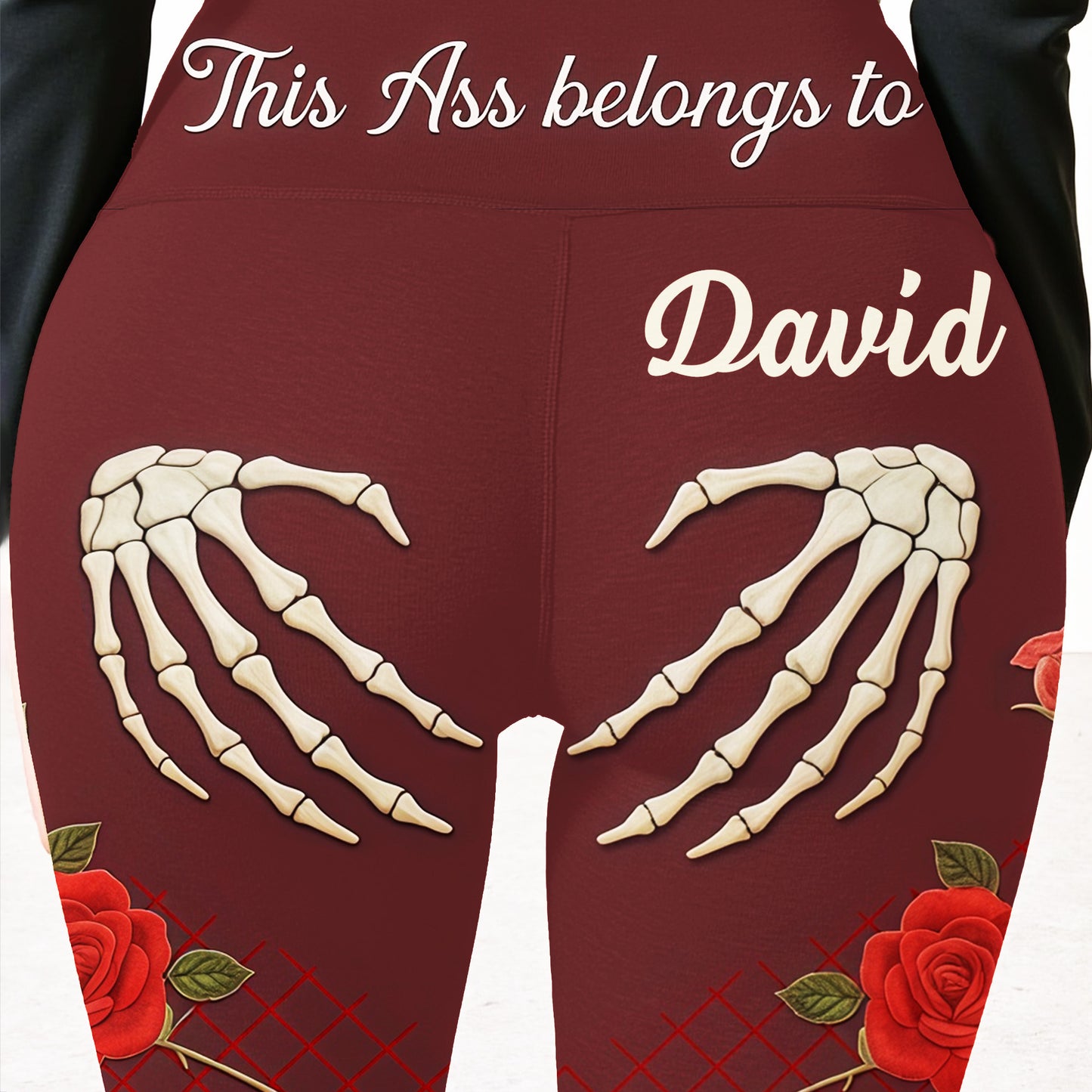 My Kiss Belongs To, Skeleton Hand And Roses