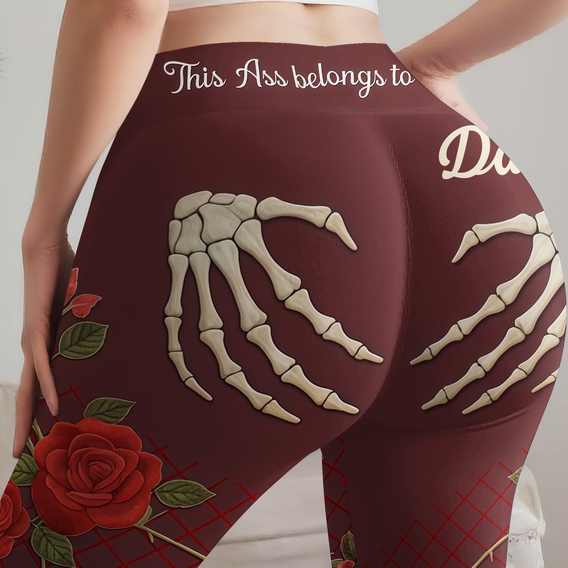 My Kiss Belongs To, Skeleton Hand And Roses