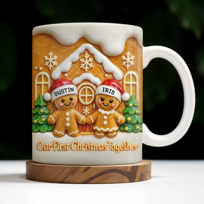 Our First Christmas Together Gingerbread Couple