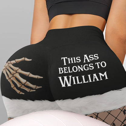 This Ass Belongs To My Love, Skeleton Hand Design