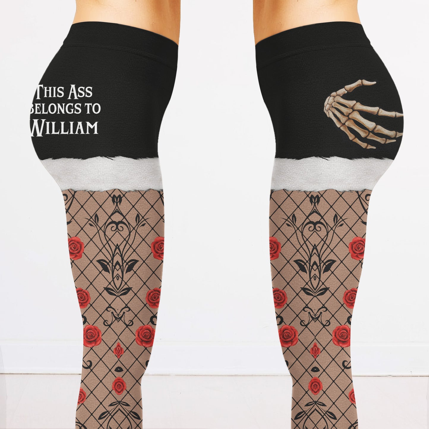 This Ass Belongs To My Love, Skeleton Hand Design