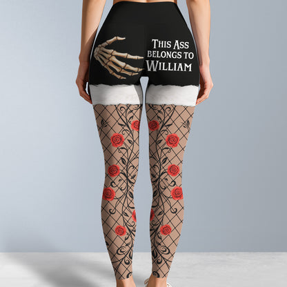 This Ass Belongs To My Love, Skeleton Hand Design