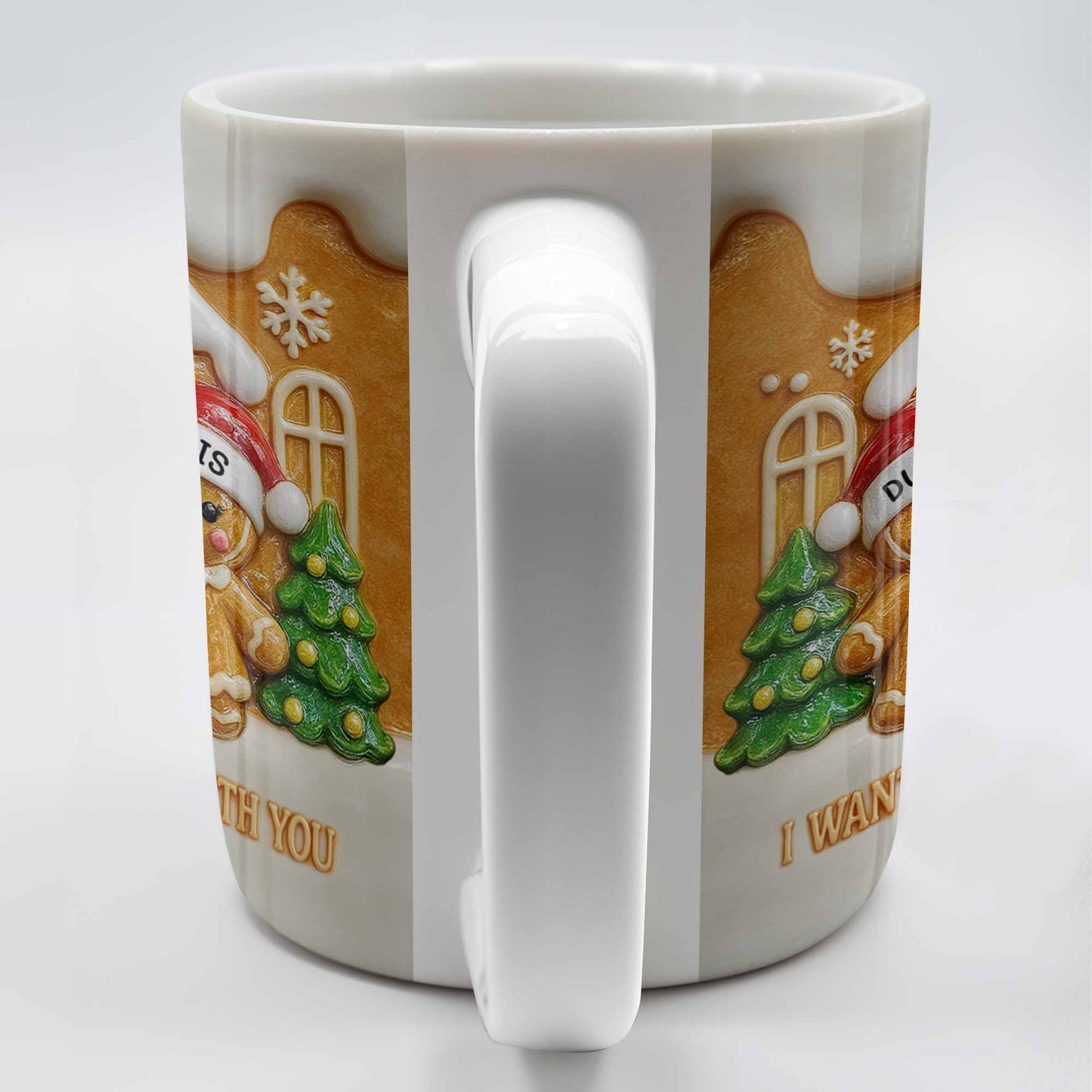 I Want To Grow Old With You Gingerbread Couple - Personalized Custom Coffee Mug - CPL999_MG