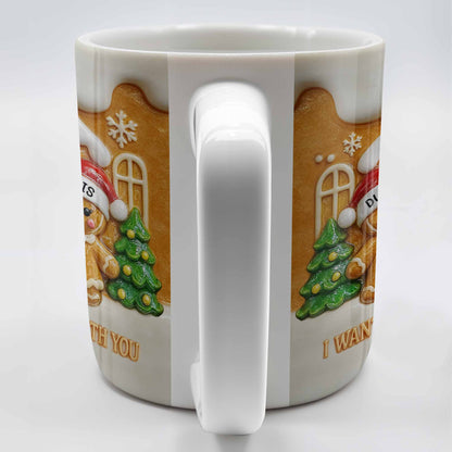 I Want To Grow Old With You Gingerbread Couple - Personalized Custom Coffee Mug - CPL999_MG