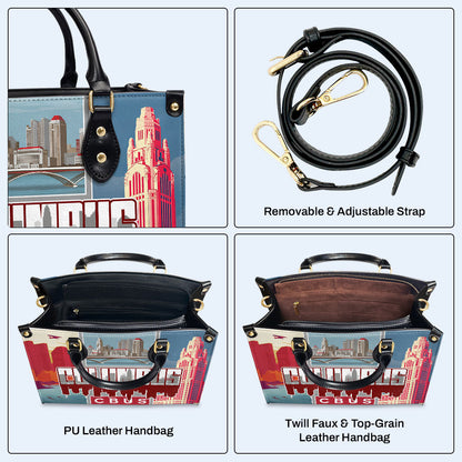 Columbus - Leather Handbag - CL01
