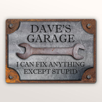 I Can Fix Anything Except Stupid, Wrench