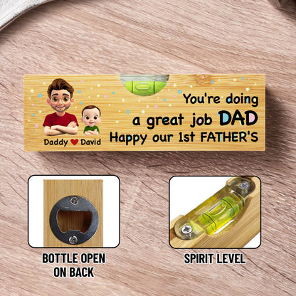 You're Doing a Great Job Dad Happy Our 1st Father's, Cartoon Portraits