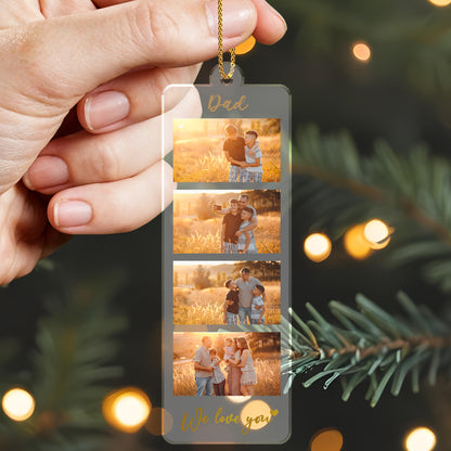 We Love You Family Photos Ornament