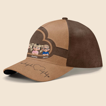 Best Dad Ever, Heartbeat and Customizable Family Portraits