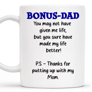 Bonus Dad Thanks For Making Life Better