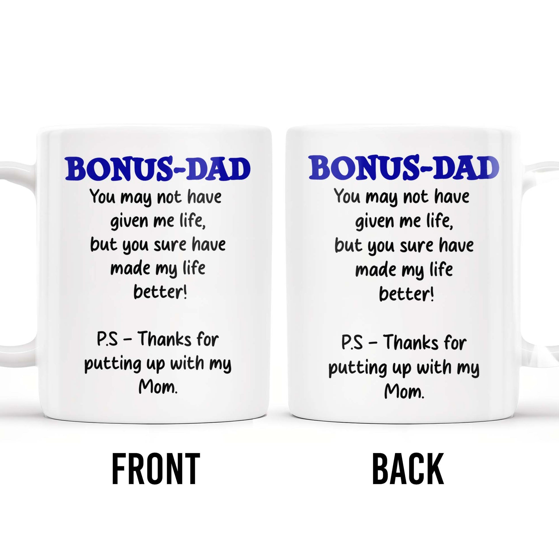 Bonus Dad Thanks For Making Life Better
