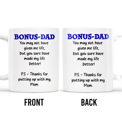 Bonus Dad Thanks For Making Life Better