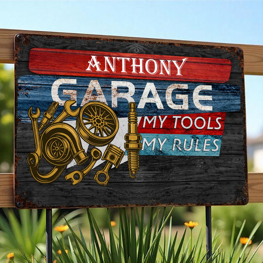 Garage My Tools My Rules with Tools and Gears Design