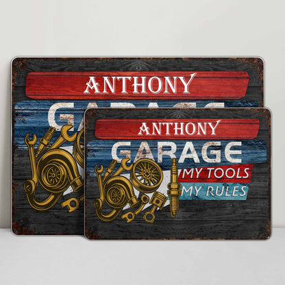 Garage My Tools My Rules with Tools and Gears Design