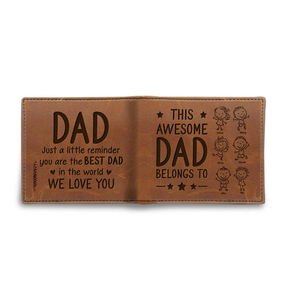 This Awesome Dad Belongs To, Stick Figures and Stars