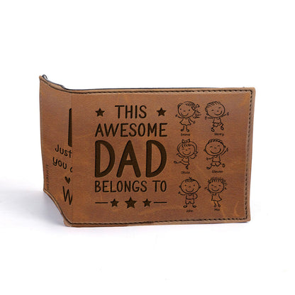 This Awesome Dad Belongs To, Stick Figures and Stars