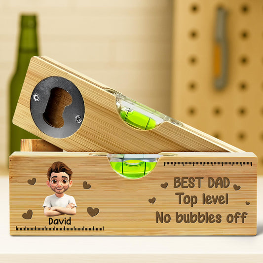 Best Dad Top Level No Bubbles Off