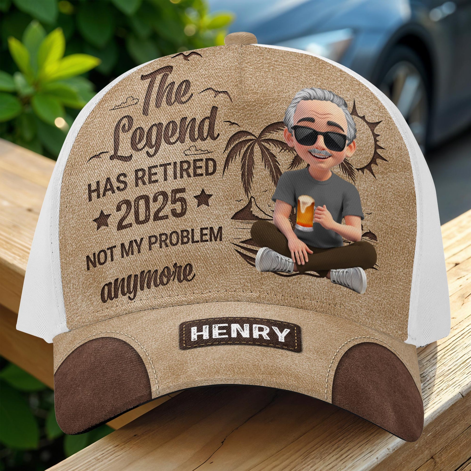 The Legend Has Retired, Palm Trees and Relaxing Retiree