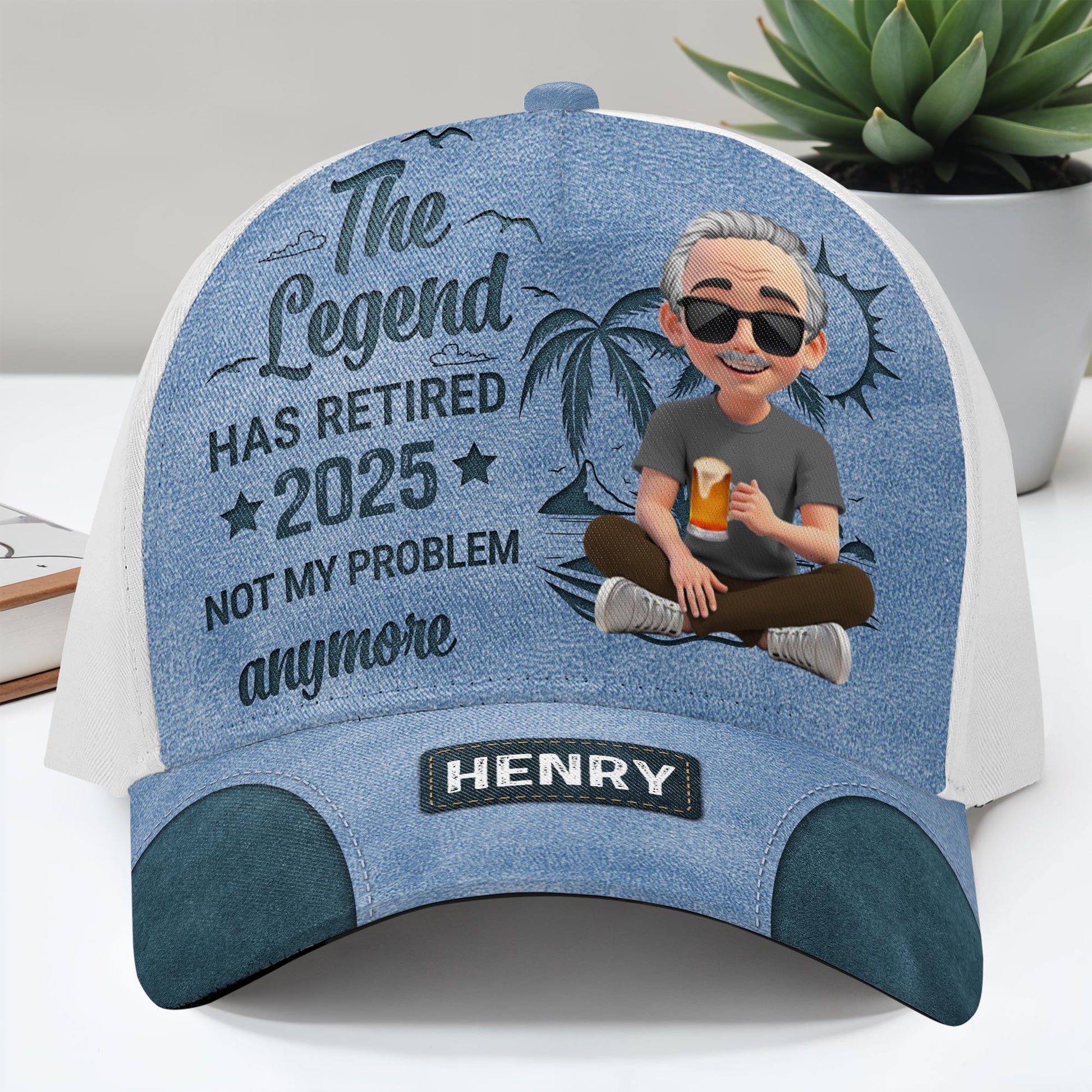The Legend Has Retired, Palm Trees and Relaxing Retiree