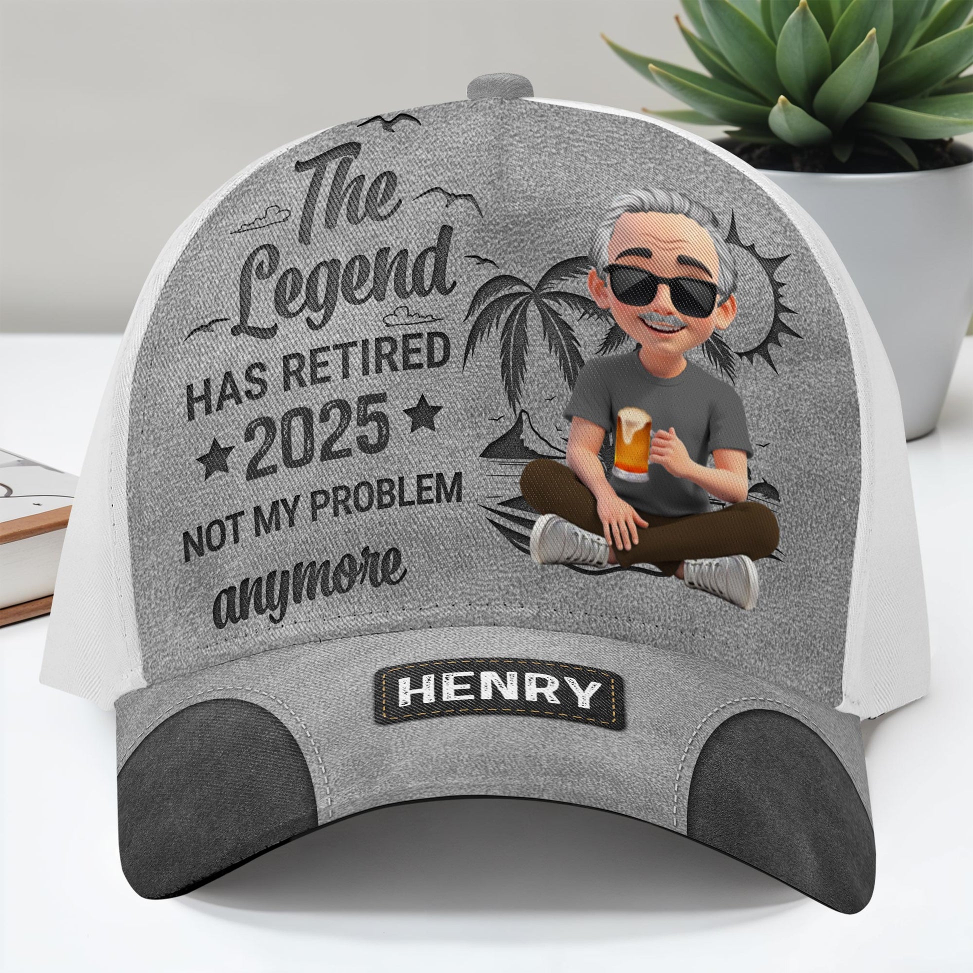 The Legend Has Retired, Palm Trees and Relaxing Retiree