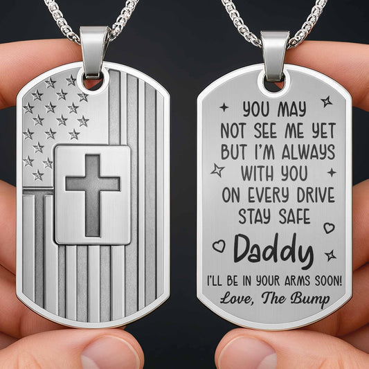 Show Your Faith And Patriotism With American Flag And Cross