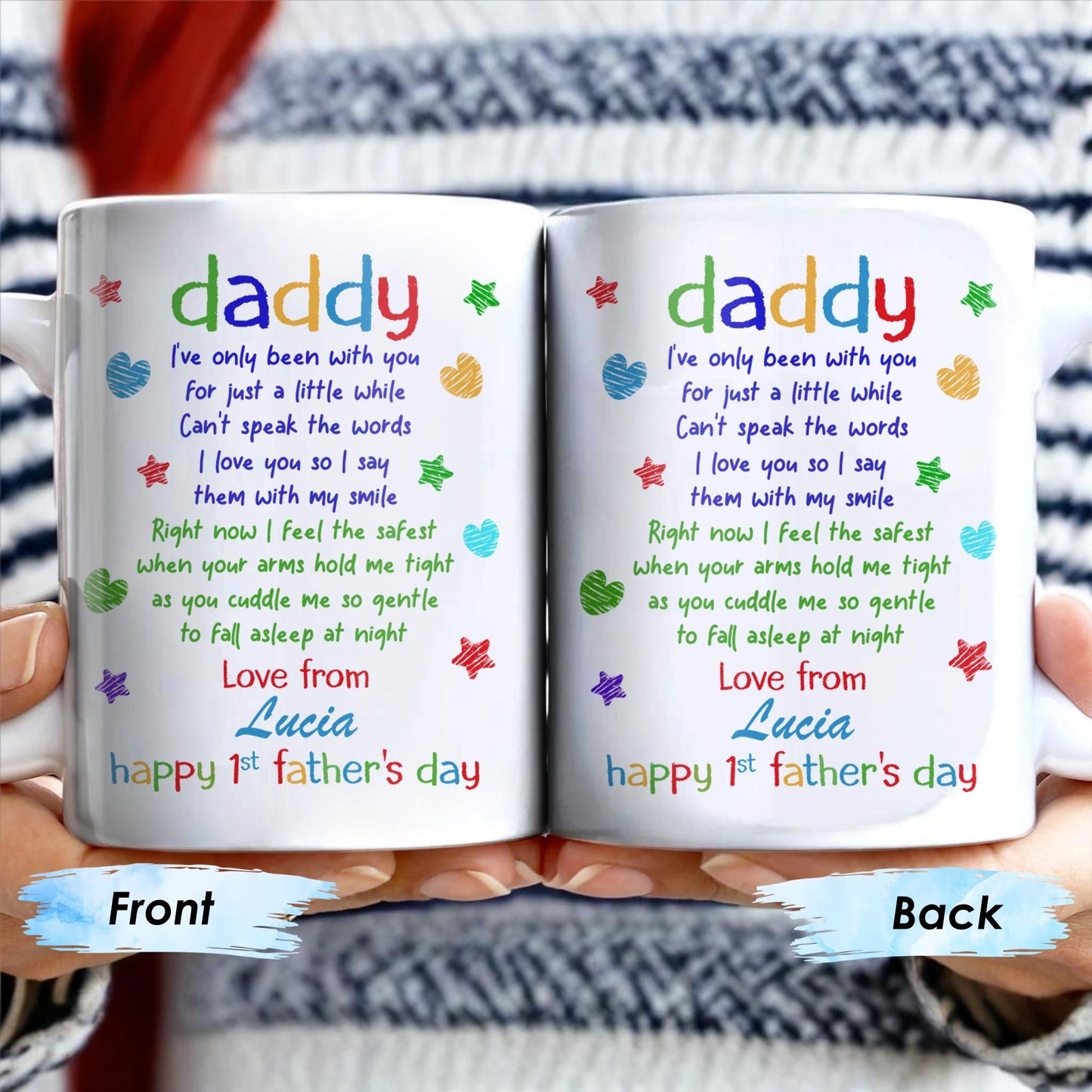 Daddy I've Only Been With You For Just A Little While, Lip Prints