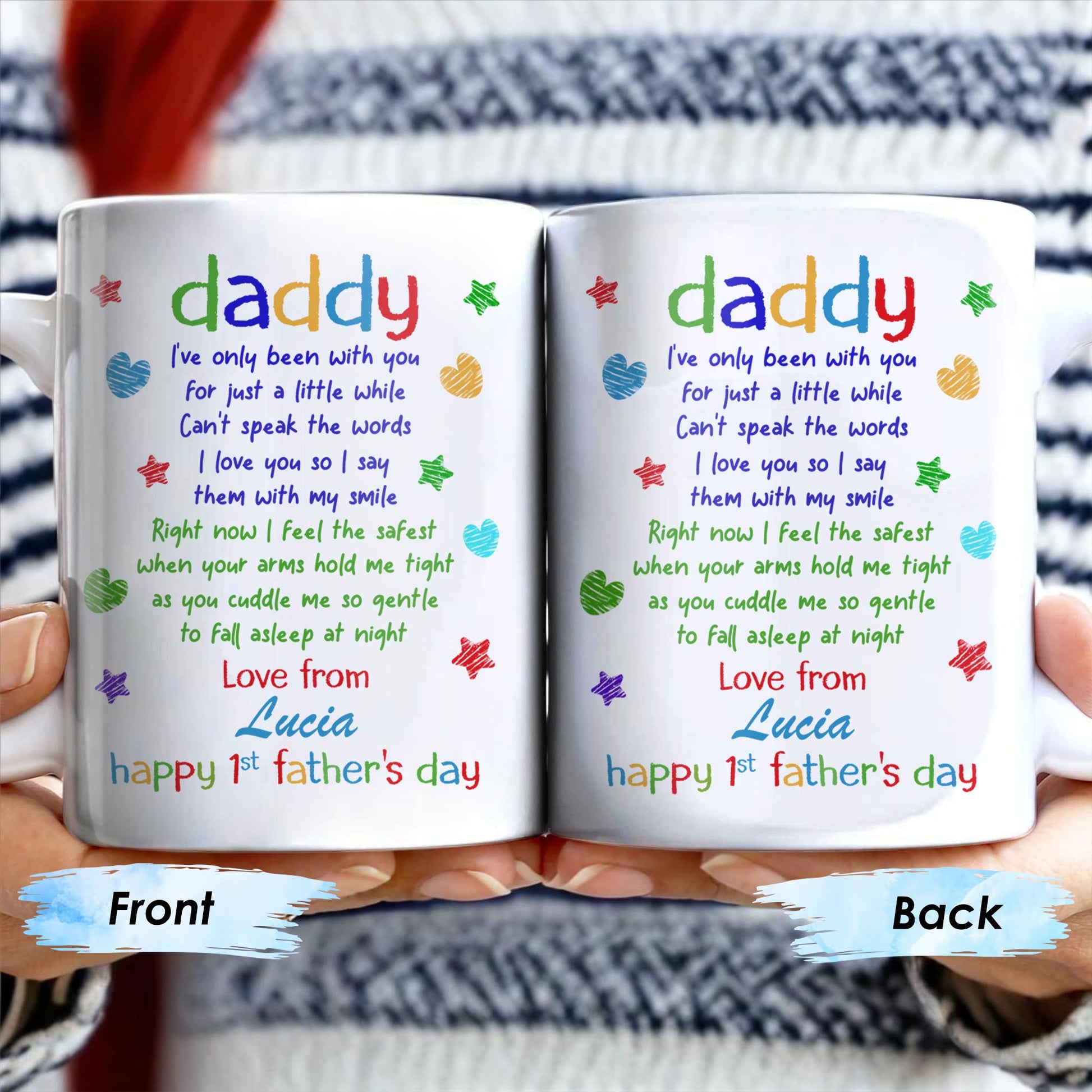 Daddy I've Only Been With You For Just A Little While, Lip Prints