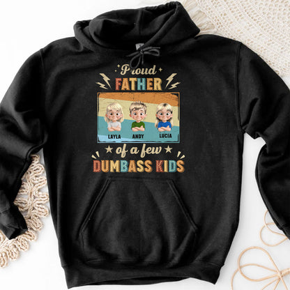 Proud Father Of A Few Dumbass Kids, Stars And Lightning Bolts