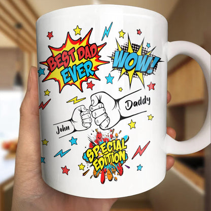 Best Dad Ever, Wow, Fist and Stars