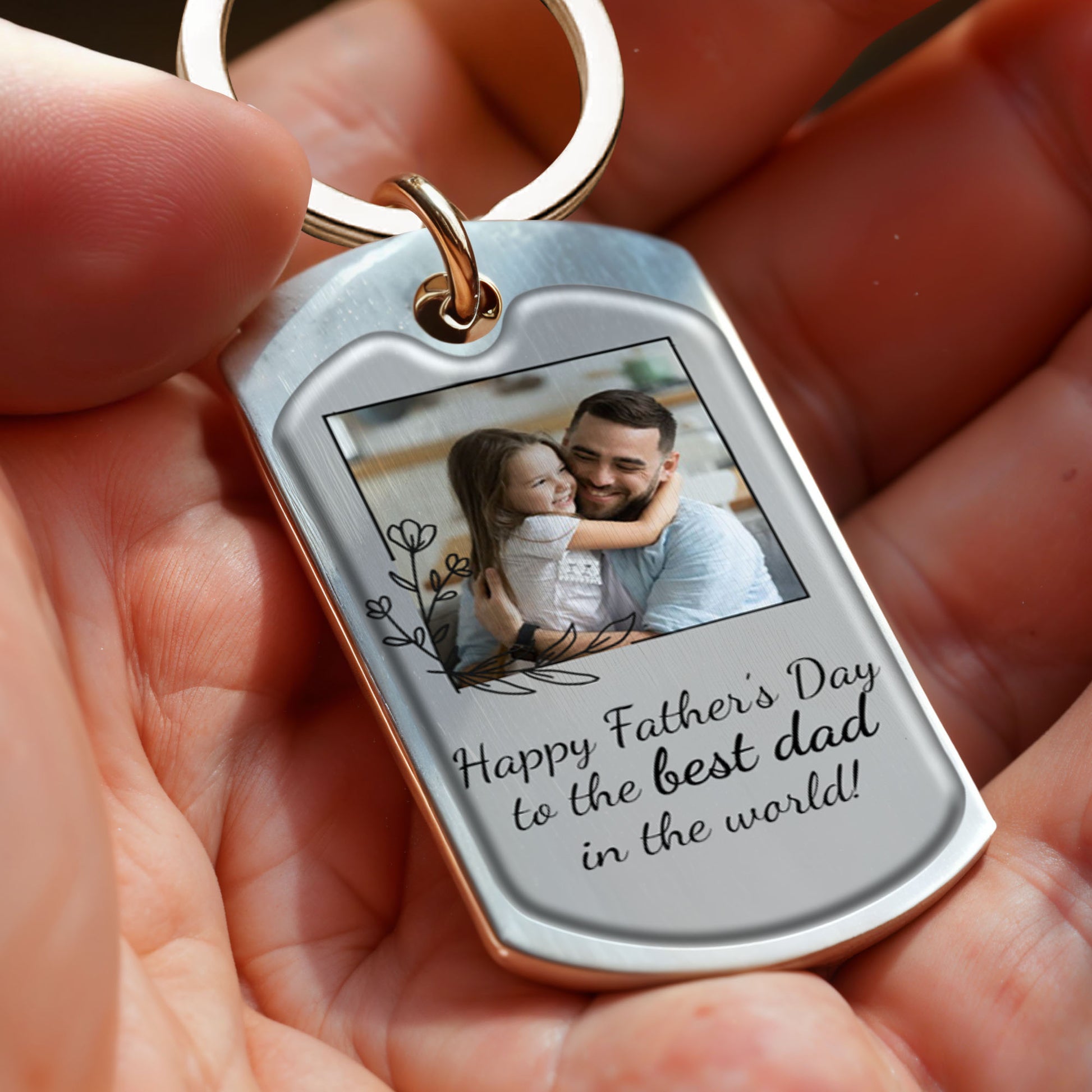 Dear Dad, Even When I'm Not Close By, Keychain