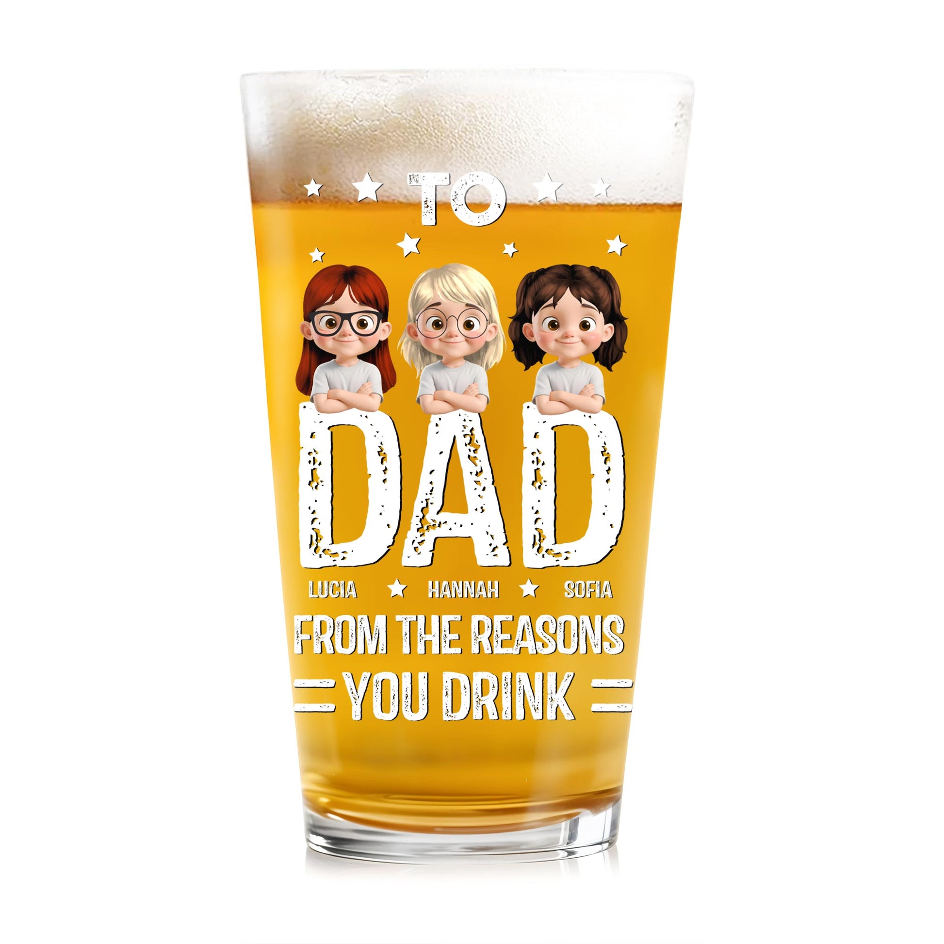 To Dad From The Reasons You Drink, Cartoon Characters of Children