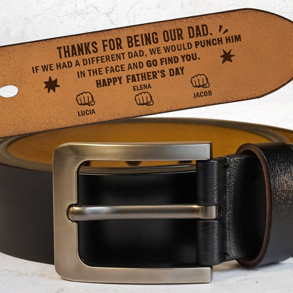 Thanks For Being Our Dad, We Would Punch Him And Find You, Fists And Star