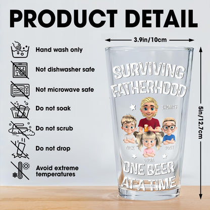Surviving Fatherhood One Beer At A Time, Cartoon Family