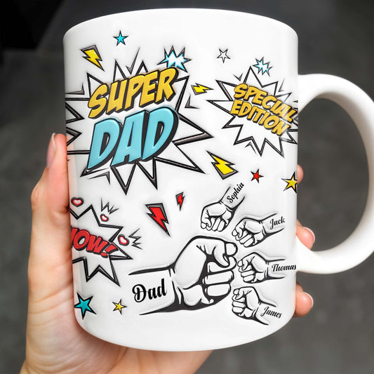 Super Dad Special Edition Comic Style and Stars
